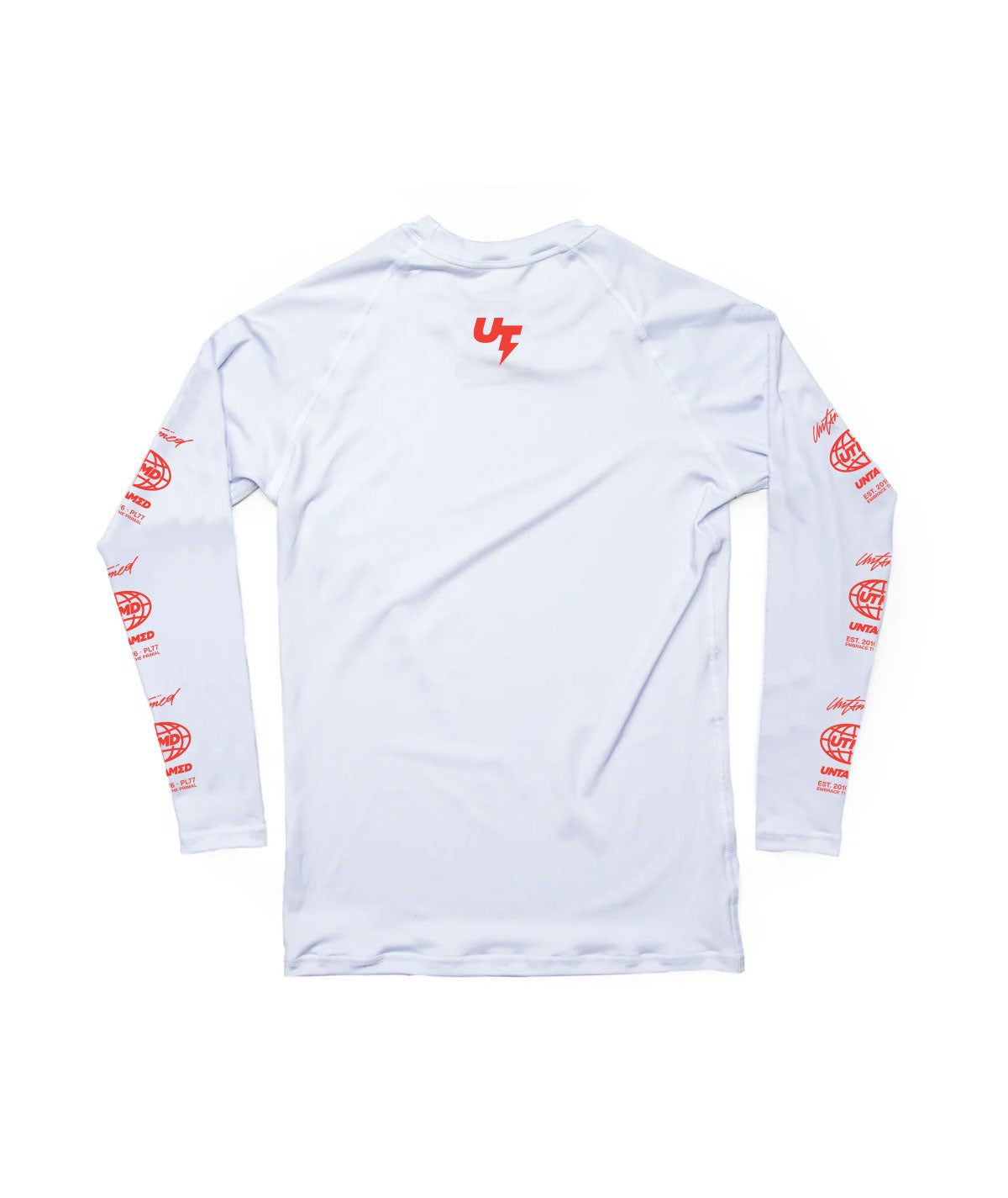 RASHGUARD LONG "GLOBE" WHITE