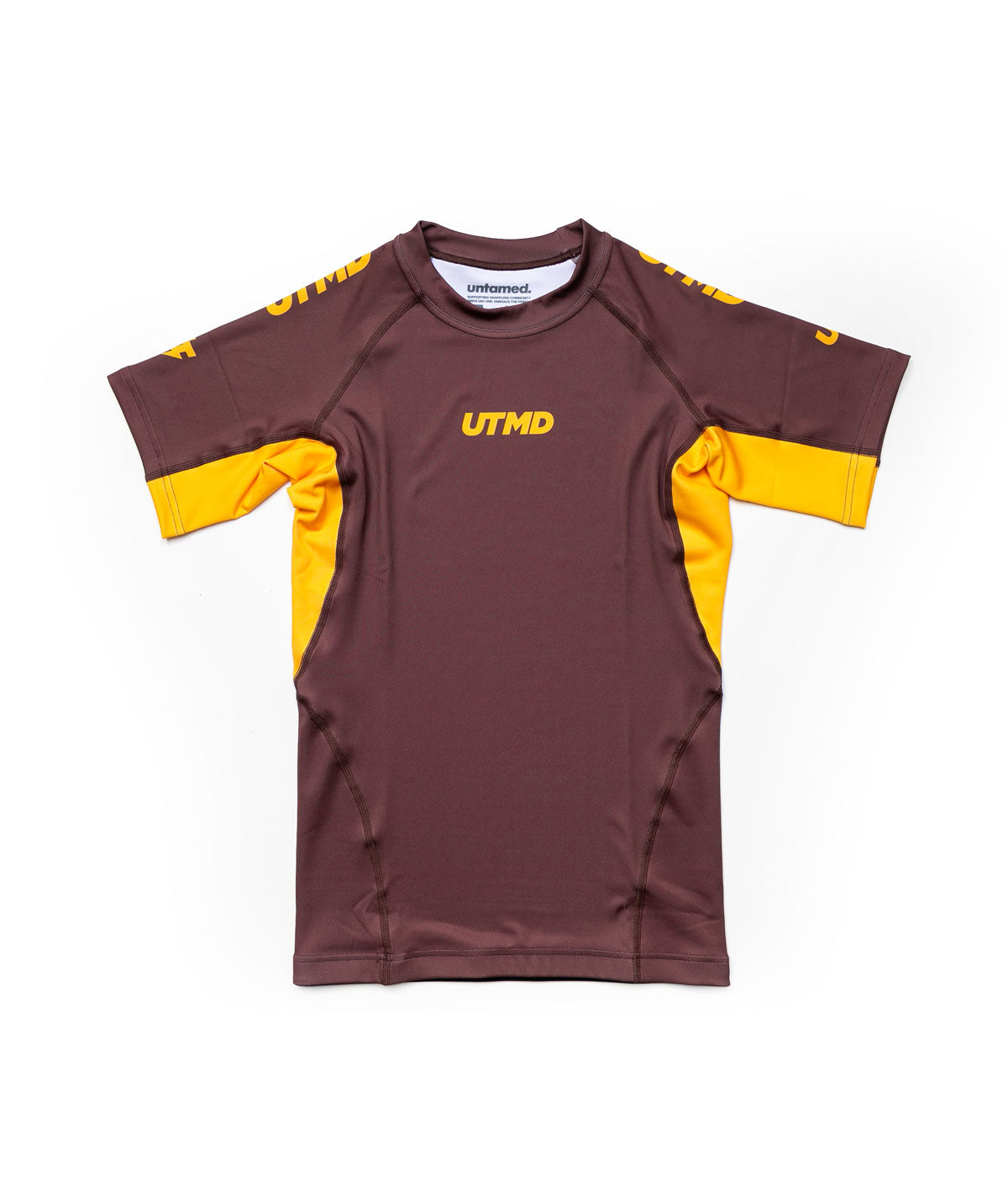 RASHGUARD "BROWN YELLOW"