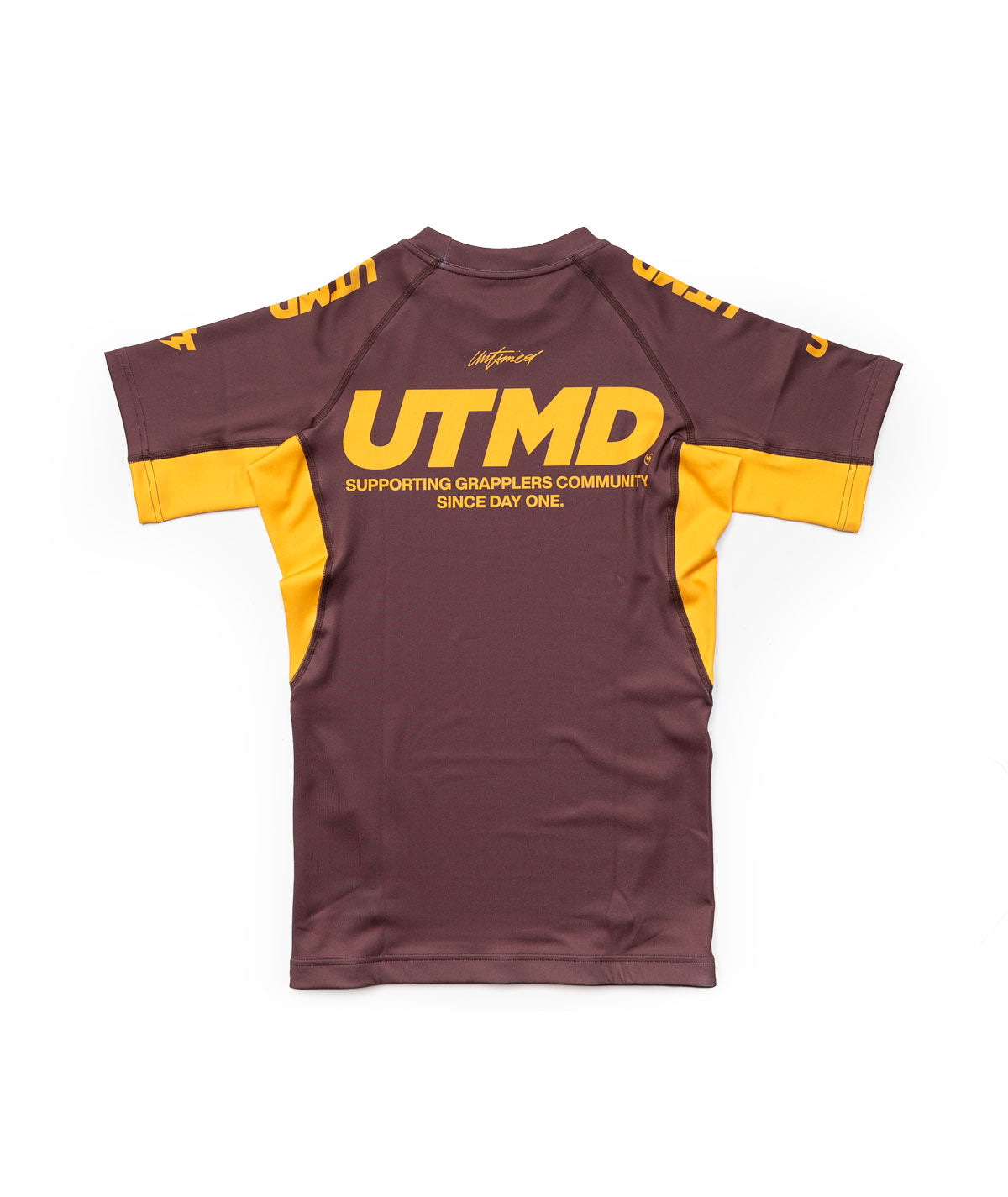 RASHGUARD "BROWN YELLOW"