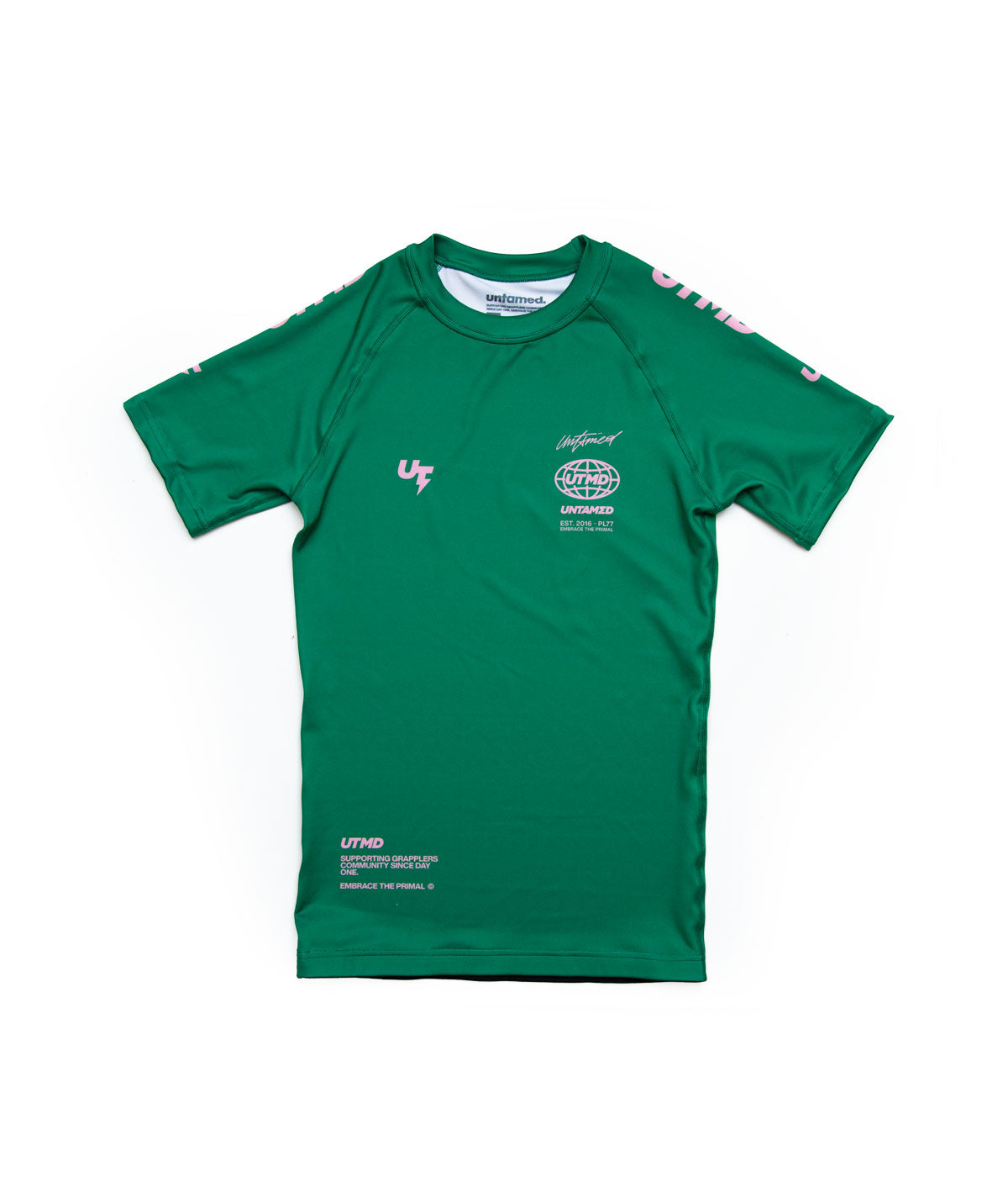 RASHGUARD "GLOBE" GREEN